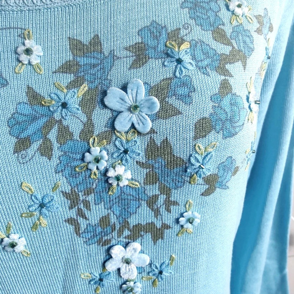 Randolph Duke Coastal Grannycore Top  / Silk/Cotton / Medium - Picture 3 of 6